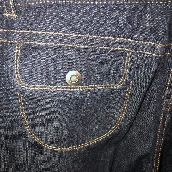 Ann Taylor size 10 blue high waist wide leg jeans trouser style - Picture 7 of 11